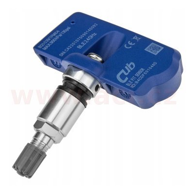 ventil TPMS CUB TESLA, Bluetooth 2.4GHz, stříbrný