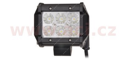 LED pracovní světlo 18 W, napětí 9-36 V, (6x3 W CREE), svět. tok 1440 lm, (95x77 mm), širší paprsek