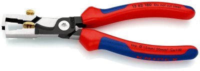 Knipex - Odizolovacie kliešte s nožnicami na káble 180mm