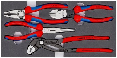 Knipex - Sada klieští v plastovej vložke 4ks