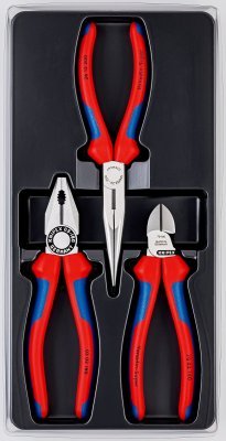 Knipex - Sady klieští v plastovej vložke 3 ks