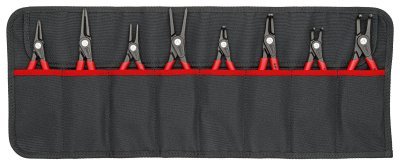 Knipex - Sada klieští na poistné krúžky 8-dielna
