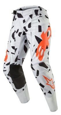 ALPINESTARS - Nohavice TECHSTAR RANTERA, (šedá/oranžová/čierna, veľ. 34)
