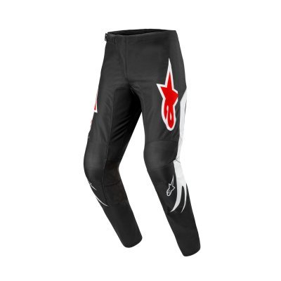 ALPINESTARS - Nohavice FLUID LUCENT, (čierna/biela/červená, veľ. 32)