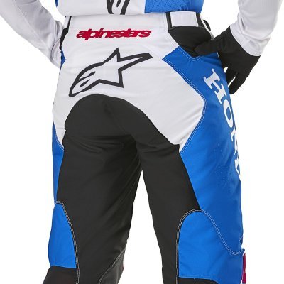 ALPINESTARS - Nohavice ICONIC HONDA kolekcia, (biela/modrá/červená/čierna, veľ. 32)