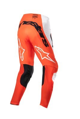 ALPINESTARS - Nohavice SUPERTECH WARD, (biela/oranžová, veľ. 38)