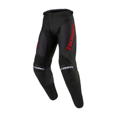 ALPINESTARS - Nohavice ICONIC HONDA kolekcia, (čierna/červená, veľ. 30)
