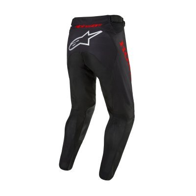 ALPINESTARS - Nohavice ICONIC HONDA kolekcia, (čierna/červená, veľ. 28)