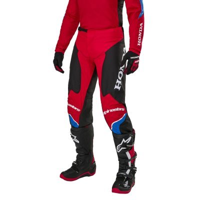 ALPINESTARS - Nohavice ICONIC HONDA kolekcia, (červená/čierna/modrá/biela, veľ. 38)