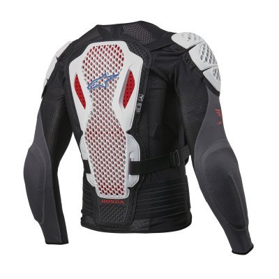 ALPINESTARS - chránič tela BIONIC PLUS 2 HONDA kolekcia, (biela/modrá/červená/čierna, veľ. L)