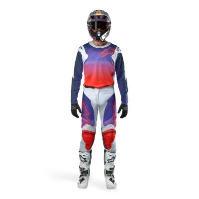 ALPINESTARS - dres HOEN, (šedá/modrá/oranžová, veľ. 2XL)