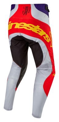 ALPINESTARS - Nohavice TECHSTAR OCURI, (oranžová/šedá/fialová/žltá, veľ. 36)