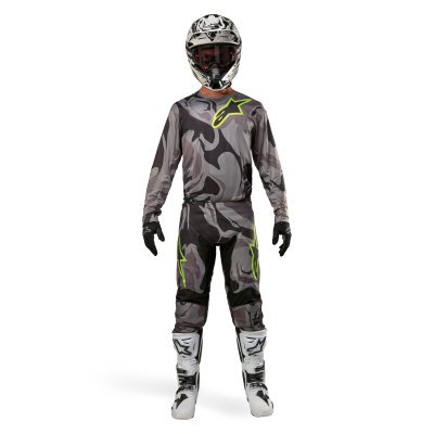 ALPINESTARS - Nohavice TACTICAL, (šedá camo/žltá fluo/čierna, veľ. 34)