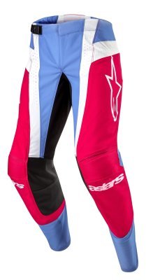 ALPINESTARS - Nohavice TECHSTAR OCURI, (svetlo modrá/biela/červená, veľ. 34)
