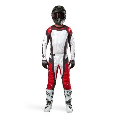 ALPINESTARS - Nohavice TECHSTAR OCURI, (červená/biela/čierna, veľ. 38)