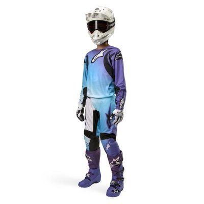 ALPINESTARS - Nohavice STELLA FLUID, dámské (biela/fialová, veľ. 32)