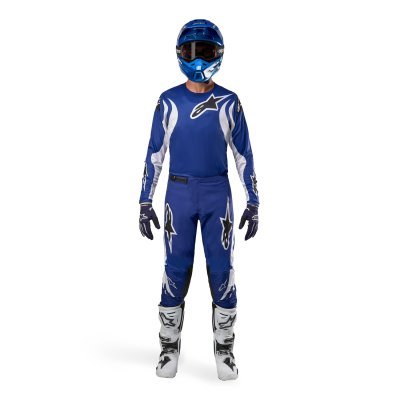 ALPINESTARS - Nohavice FLUID LUCENT, (modrá/biela/čierna, veľ. 36)