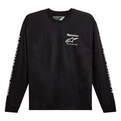 ALPINESTARS - Triko AUTHENTICATED TEE, (čierna/biela, veľ. M)