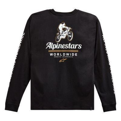 ALPINESTARS - Triko AUTHENTICATED TEE, (čierna/biela, veľ. M)