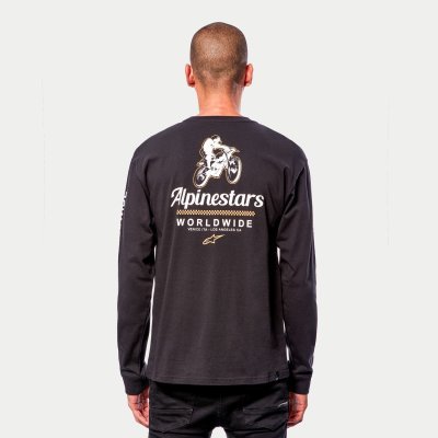 ALPINESTARS - Triko AUTHENTICATED TEE, (čierna/biela, veľ. M)