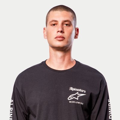 ALPINESTARS - Triko AUTHENTICATED TEE, (čierna/biela, veľ. M)