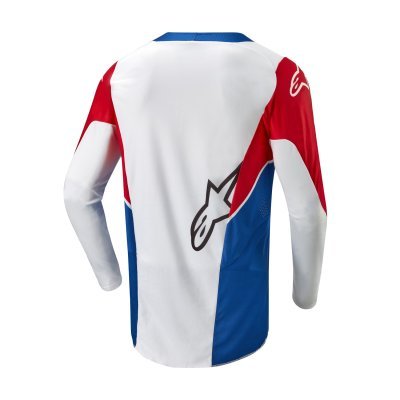 ALPINESTARS - dres ICONIC HONDA kolekcia, (biela/modrá/červená/čierna, veľ. XL)
