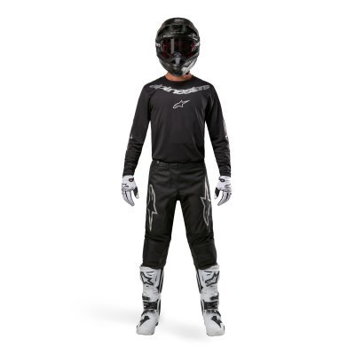 ALPINESTARS - dres FLUID GRAPHITE, (čierna/střibrná, veľ. XL)