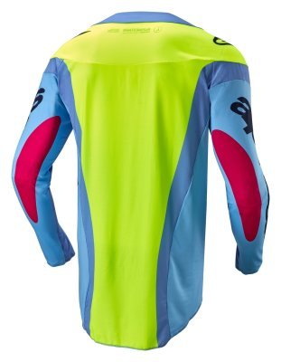 ALPINESTARS - dres TECHSTAR OCURI, (svetlo modrá/žltá fluo/červená, veľ. L)
