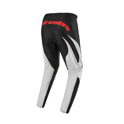 ALPINESTARS - Nohavice FLUID LUCENT, (čierna/biela/červená, veľ. 36)
