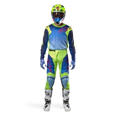 ALPINESTARS - dres HOEN, (žltá fluo/modrá/červená, veľ. L)