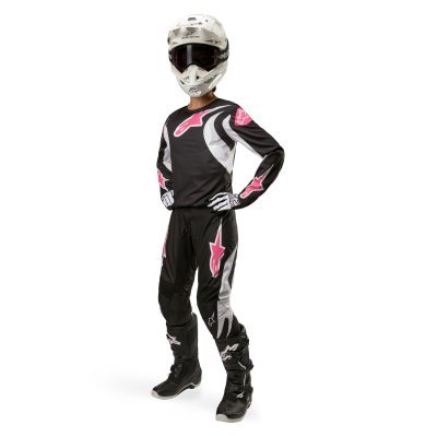ALPINESTARS - Nohavice STELLA FLUID, dámské (čierna/biela, veľ. 34)