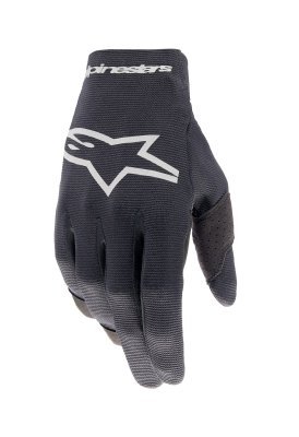 ALPINESTARS - Rukavice RADAR, detské (čierna/strieborná, veľ. S)