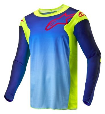 ALPINESTARS - dres HOEN, (žltá fluo/modrá/červená, veľ. 2XL)