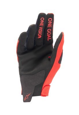 ALPINESTARS - Rukavice RADAR, detské (červená/strieborná, veľ. M)