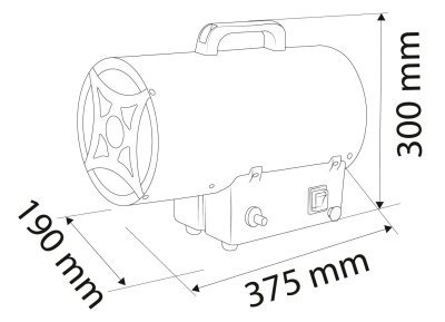 NEO - plynový ohrievač 15kW