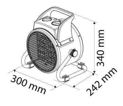 NEO - keramický elektrický ohrievač 5kW