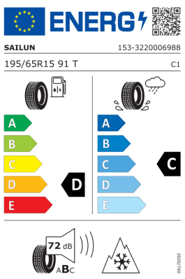 SAILUN Ice Blazer Alpine+ 195/65 R15 91T zimná