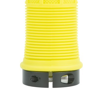 OXFORD - gripy DRIVER MTB LOCK-ON so sobjímkami, (žltá fluo, dĺžka 130 mm, 1 pár)