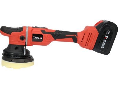 Yato - Excentrická leštička s 4Ah AKU 18V 125mm