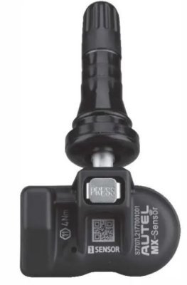 Bezdušový ventil s TPMS senzorom AUTEL - gumový čierny