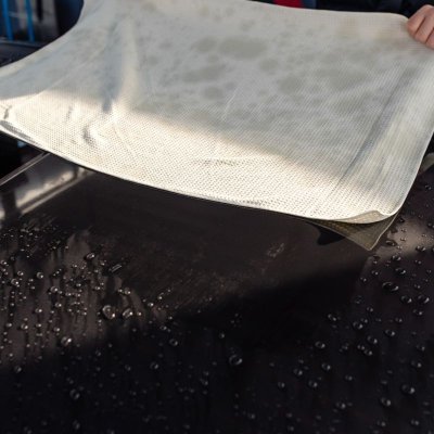 K2 - Biele mikrovlákno QUADRA WAFFLE 60x90cm