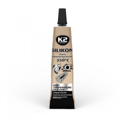 K2 - Vysokoteplotný silikón sypký ČIERNY +350 °C 21g