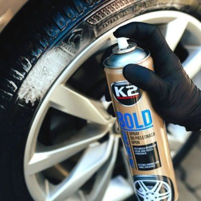 K2 - Čistí a regeneruje pneumatiky BOLD 600ml