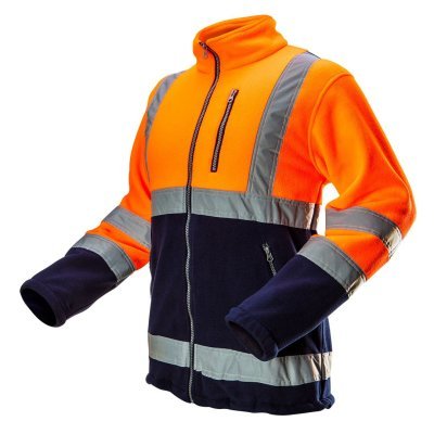 NEO - Pracovná bunda fleece reflexná oranžová M