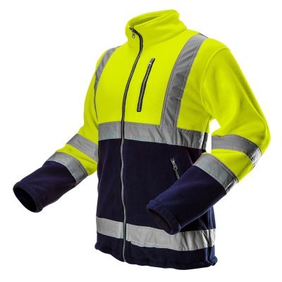 NEO - Pracovná bunda fleece reflexná žltá L