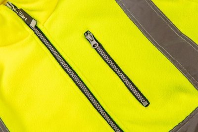 NEO - Pracovná bunda fleece reflexná žltá L