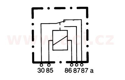 PREPINACI RELE 20 40A 12V HELLA