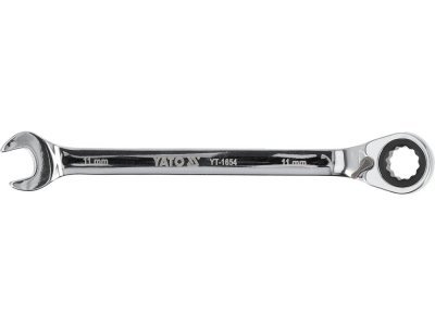 Yato - Kľúč očkoplochý račňový prepínací 11mm