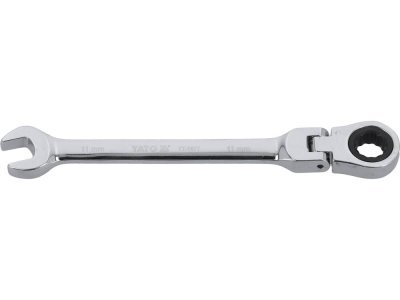 Yato - Kľúč očkoplochý račňový s kĺbom 11mm