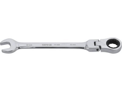 Yato - Kľúč očkoplochý račňový s kĺbom 22mm